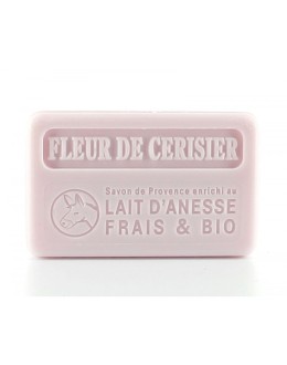 Savon fleur de cerisier au lait d'ânesse Frais & BIO - 100g 