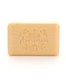 Savonnette Marseillaise Joyeux anniversaire 125g