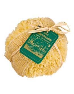 Eponge naturelle 18cm toile de jute - CROLL & DENECK