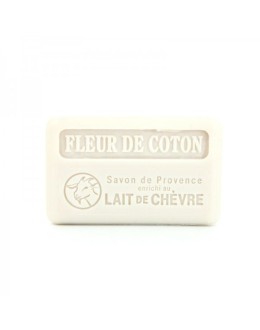 Savon au lait de chèvre Fleur de Coton - 100g